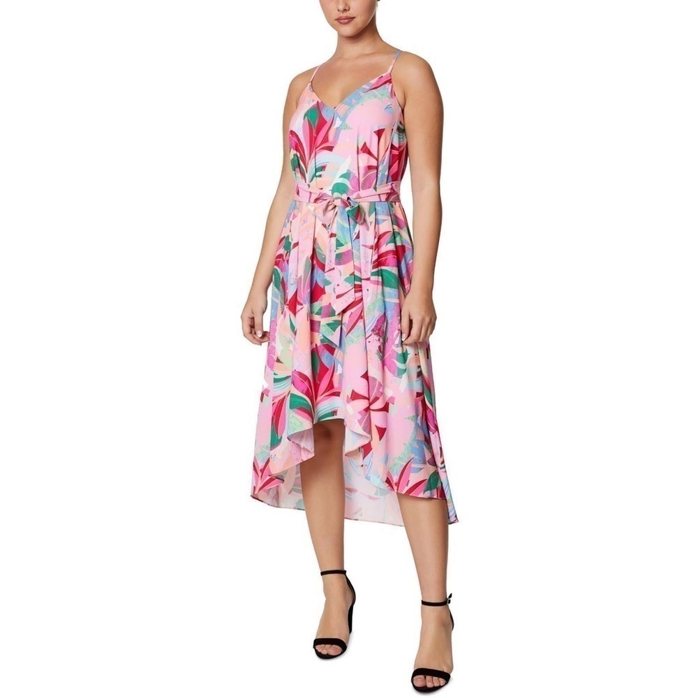 LAUNDRY BY SHELLI SEGAL | High-low Floral Dress